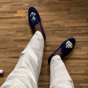 Ralph Lauren Paxton Nautical Needlepoint Slipper